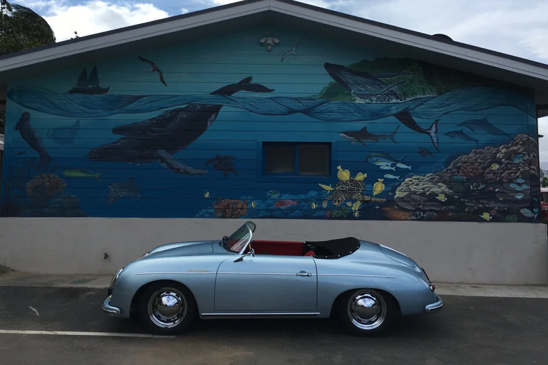 1957 Porsche 356 in Kihei 4