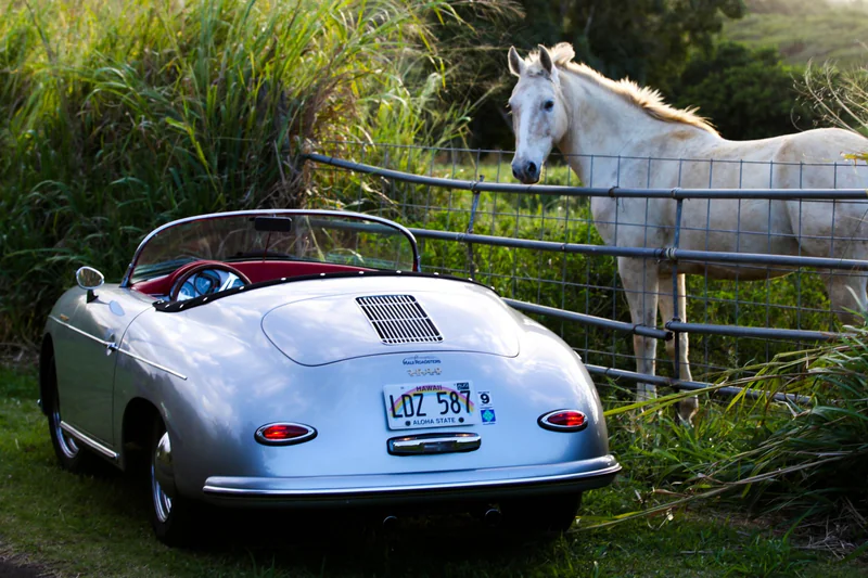 1957 Porsche 356 in Kihei 13