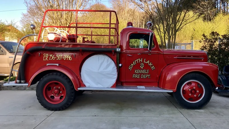 1947 Ford Firetruck 1-1/2 Ton Short Wheelbase 2