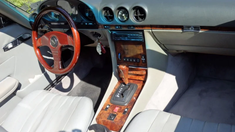1985 Mercedes-Benz 380SL in North Wales 3