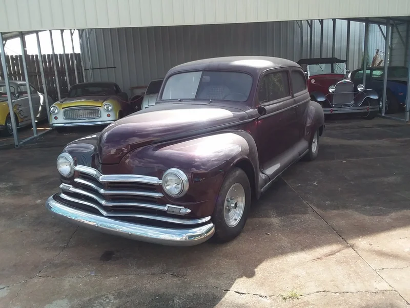 1947 Plymouth 2 door slant back 4