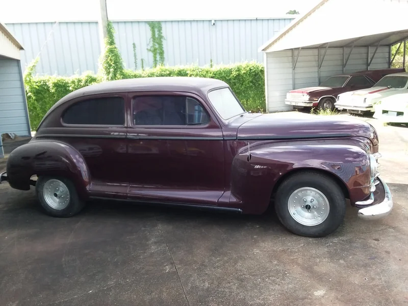 1947 Plymouth 2 door slant back 5