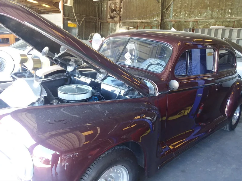 1947 Plymouth 2 door slant back 6