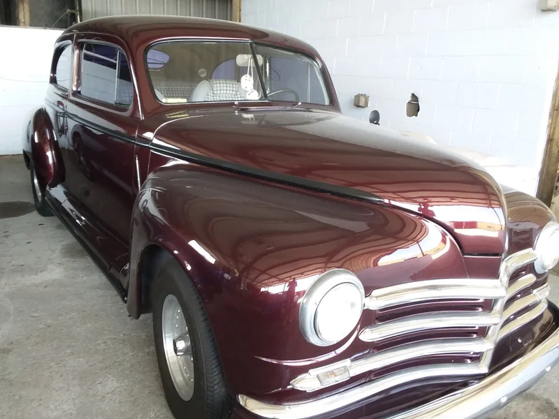 1947 Plymouth 2 door slant back 7