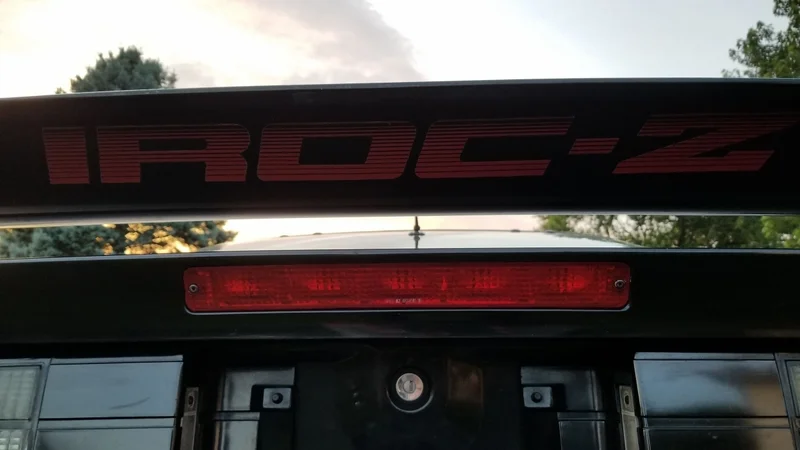 1987 Chevrolet Camaro Iroc Z 6
