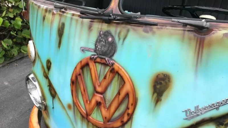 1970 Volkswagen Vanagon split window rat rod 17