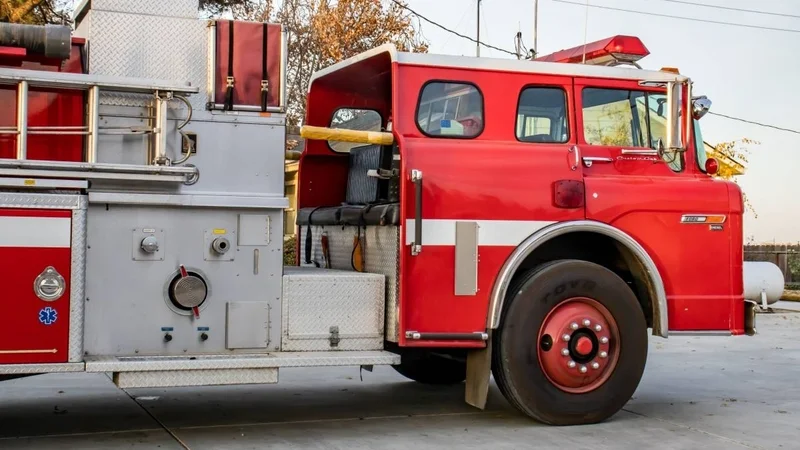 1990 Ford 8000 Fire Truck 2