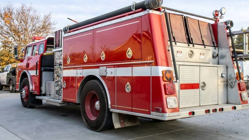 1990 Ford 8000 Fire Truck 7