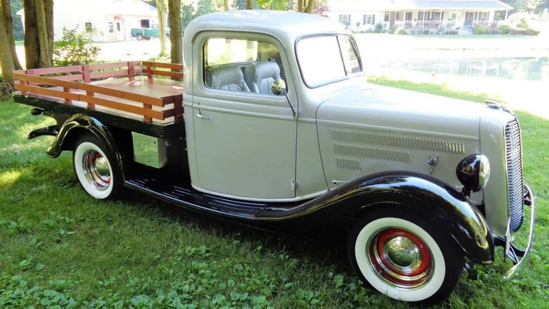 1937 Ford Model 77 Stakebed 10