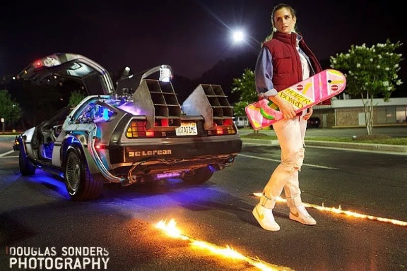 1982 DeLorean DMC-12 Back to the Future Time Machine